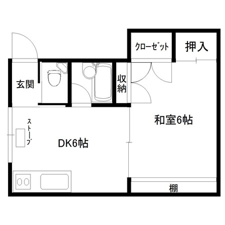 網走支庁前 徒歩5分 2階の物件間取画像